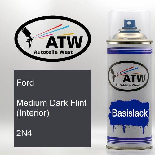 Ford, Medium Dark Flint (Interior), 2N4: 400ml Sprühdose, von ATW Autoteile West.